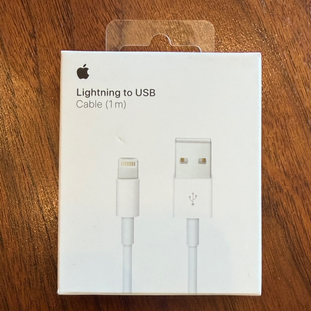 Apple Lightning to USB Cable in White